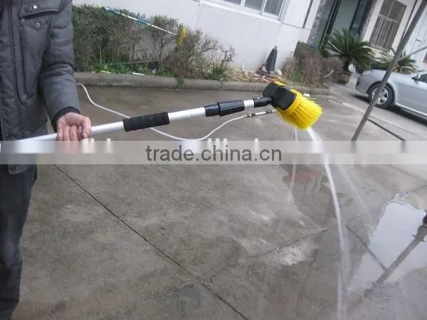 Aluminum handle telescopic car brush with soft bristle