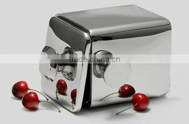1.2L Stainless steel Square ice wine bucket for Restaurant