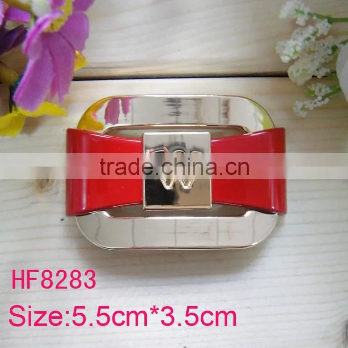 RF0051 Ladies fashion leather center rhinestone belt buckle for women belts