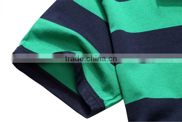 China Supplier New Design Custom Striped Polo Shirt PLS-12