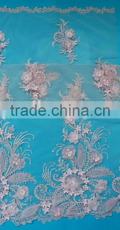 Chinese wholesale 3d african lace dress fabric