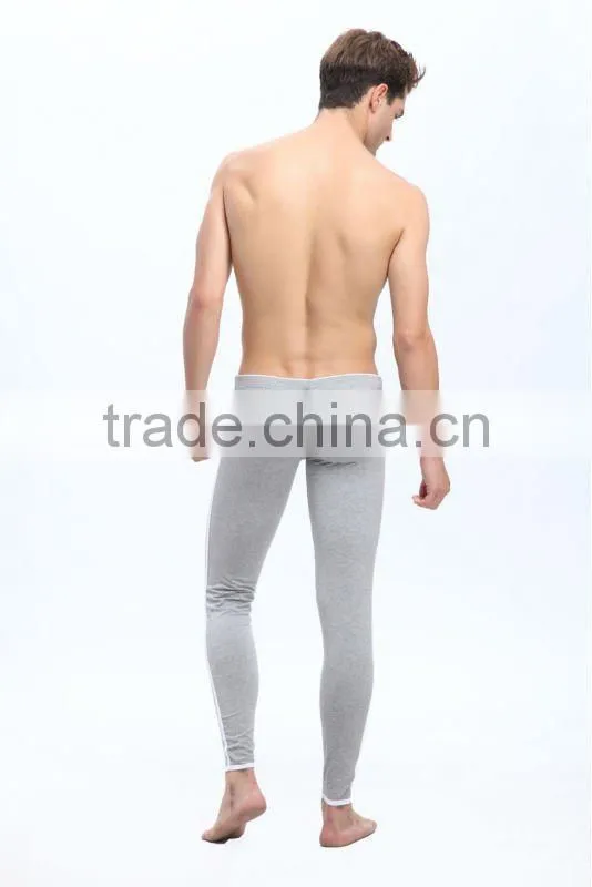 wholesale mans heated long underwear coffee thermal long johns cotton winter brand pants