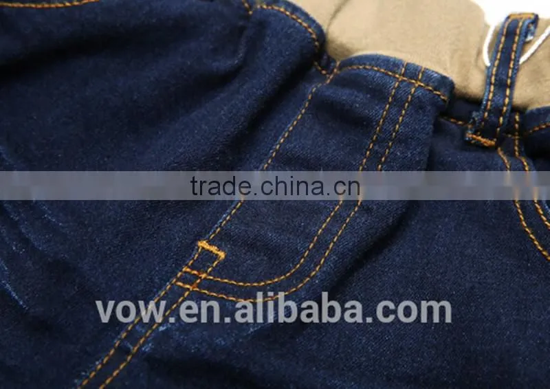 Kids Jeans Wholesale Custom Washed Skinny Child Jeans VOWCJ7176