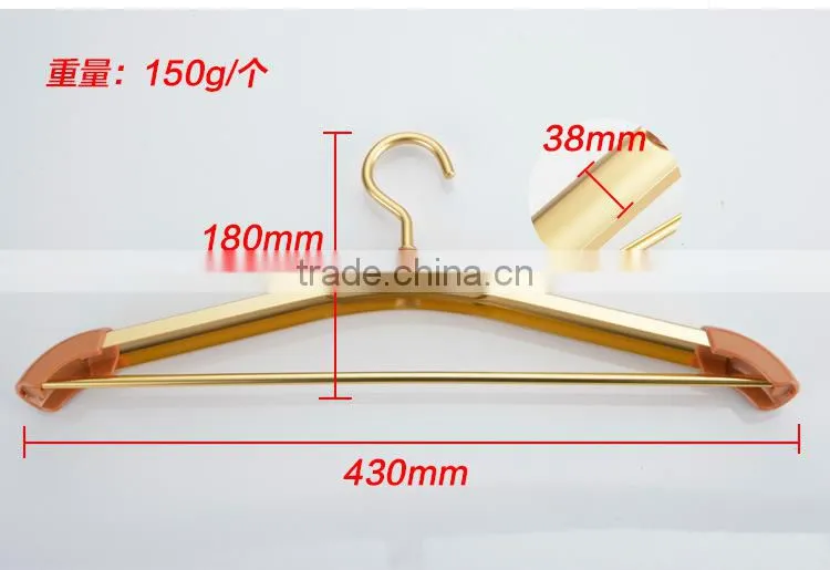 Brand new multi clothing hanger wedding dress hanger brass baby coat hanger