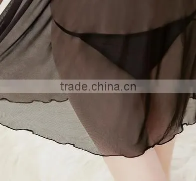 Sexy lace transparent night sleeping dress