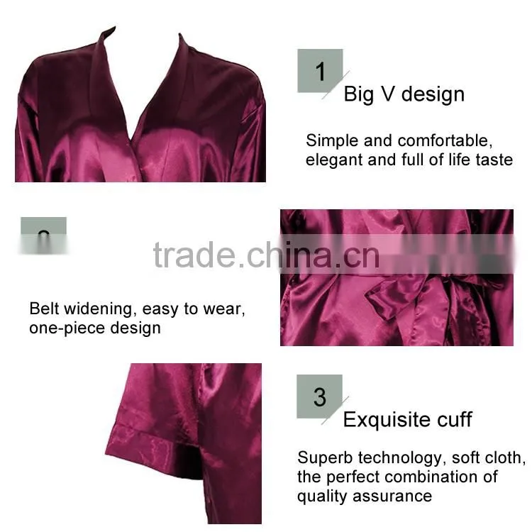 New Style Fashion Design Custom Satin Boxing Robe