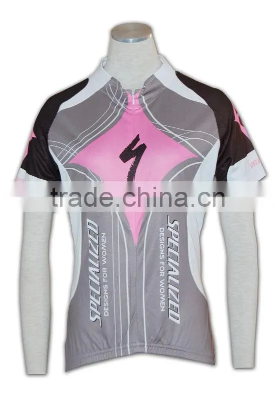 2015 Newest design women hot sales cool road bike team jerseys