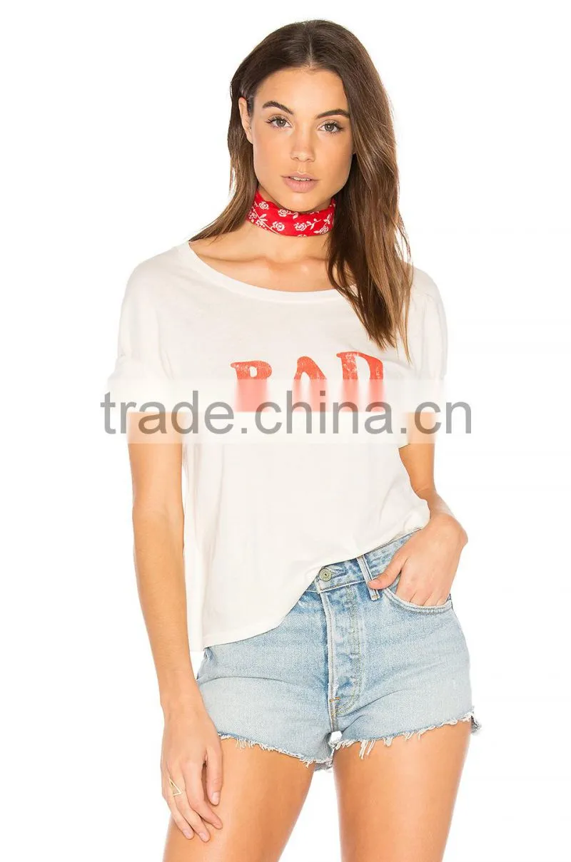 Guangzhou Shandao Factory OEM Latest Design Summer Casual 160g 100% Cotton Short Sleeve O-Neck Custom T Shirt