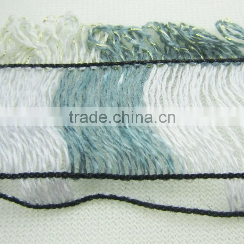 New Style Fancy Yarn for knitting Scarf- Knitting Yarn with Fabric
