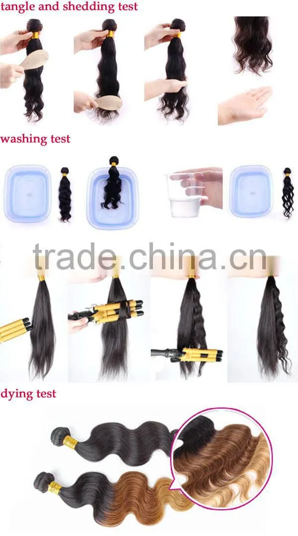ombre hair weaves hot sale ombre weaving hair 1b/#4/27# color three tone color Malaysian human hair weft mix length
