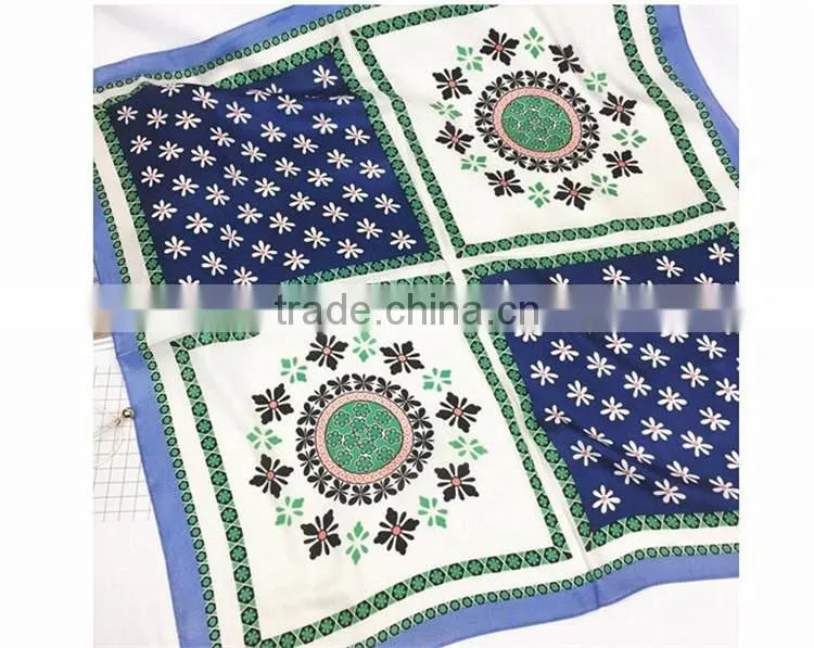 digital print fashion silk scarf