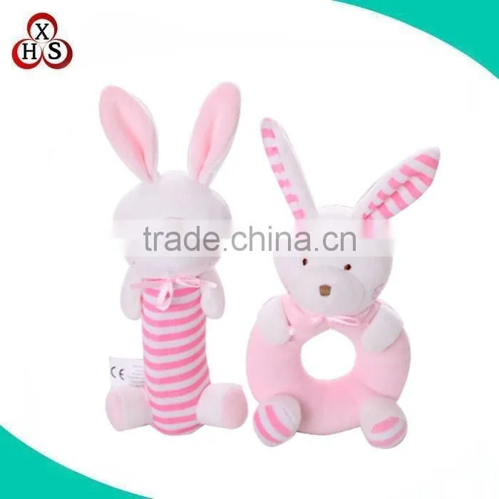 custom baby rattle,soft plush baby rattle,animal plush baby rattle