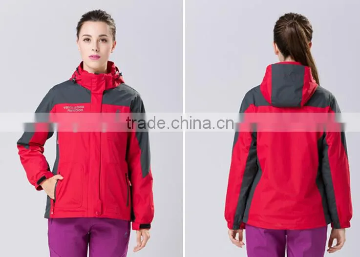 water and windproof jackets with polar fleece liner