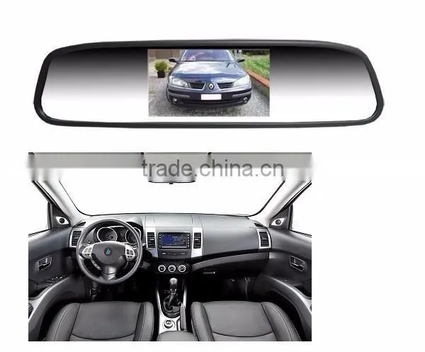 NEW 4.3inch digital car mirror monitor,touch keypad,rearview mirror