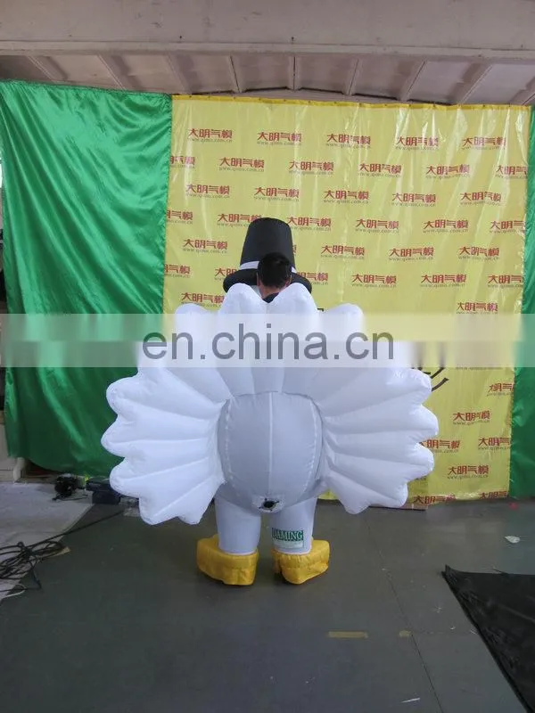 new style popular inflatable chicken costume,inflatable duck costume