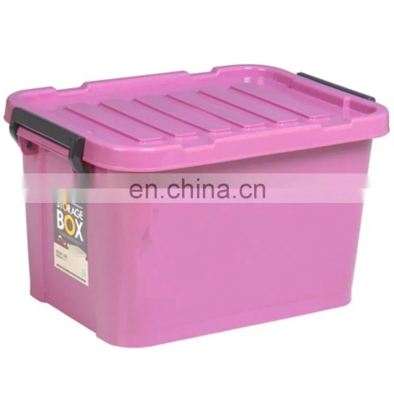Colorful plastic container 50 liters with grip