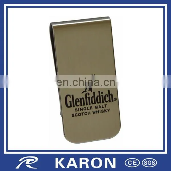 stainless steel money clamp for brand promotion