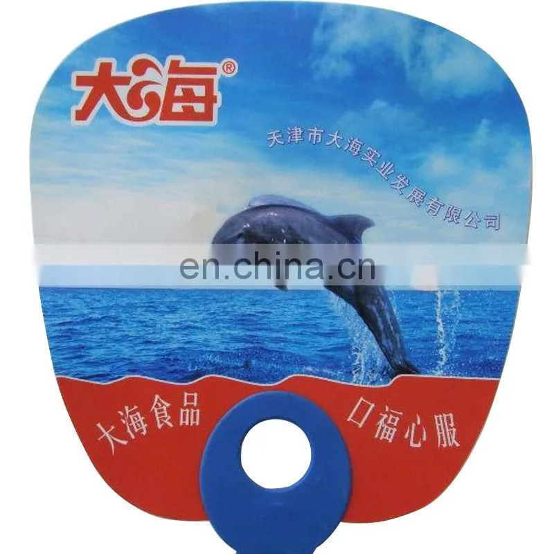 1st class quality branding ad logo photo OEM paper fan print