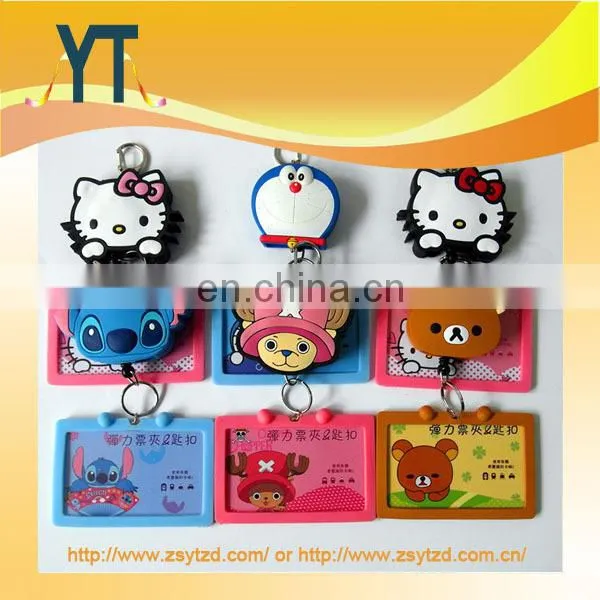 Hot sell retractable badge reel/cute badge reel