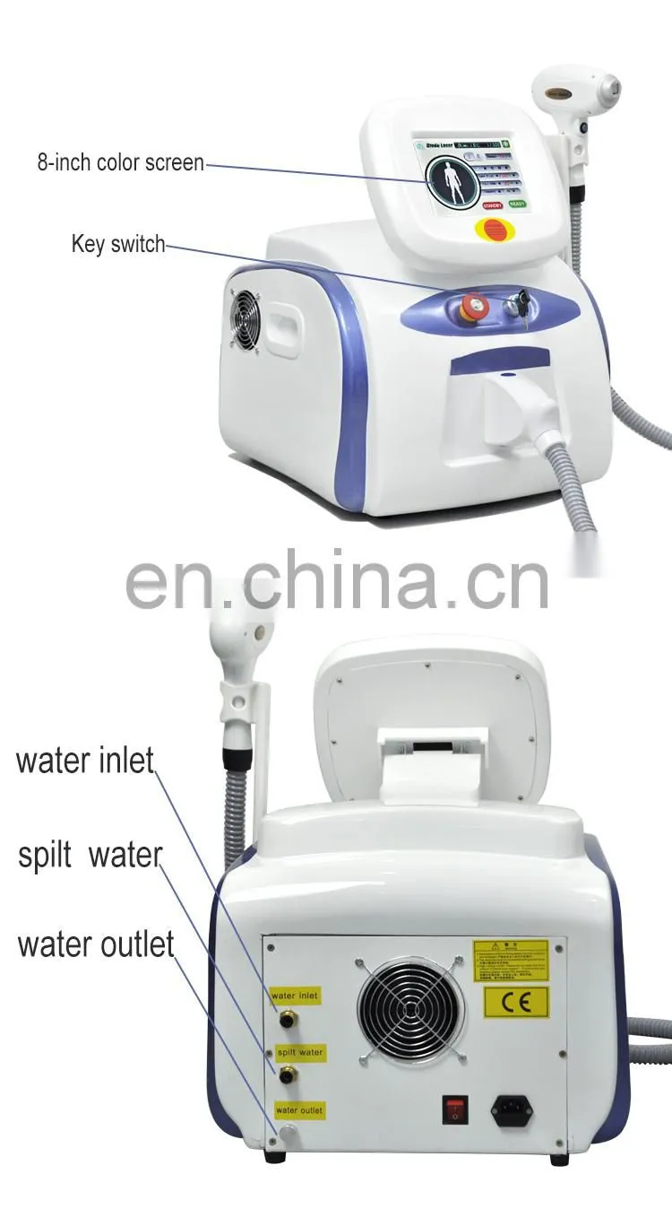 808nm Diode Laser Portable Facial Legs and Arms Area Permanent Hair Remover Hair Removal Machine