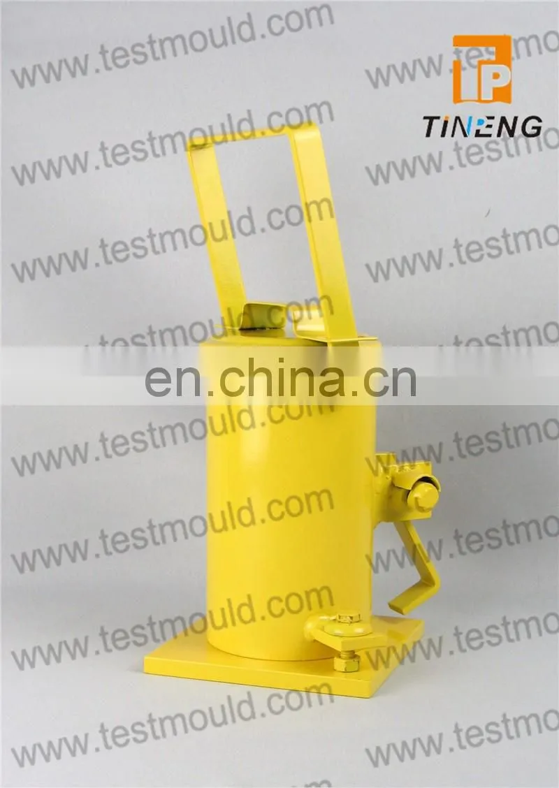 100*200 Concrete Steel Cylinder Test Mould with handle and lid price