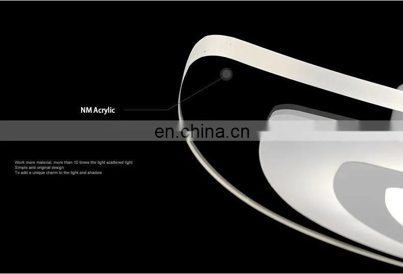 Chinese supplier Creative leaf surface mounted LED ceiling lights