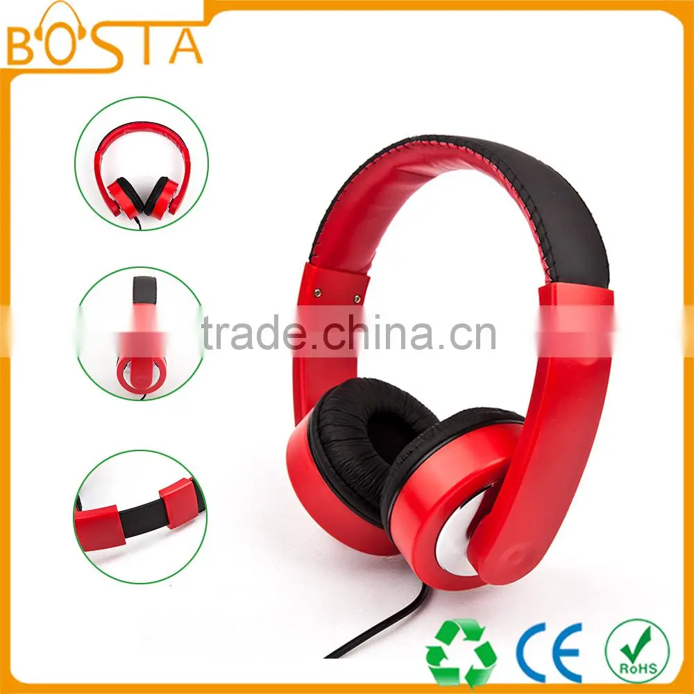 2015 Hot sales super bass noise cancelling headphone with speaker