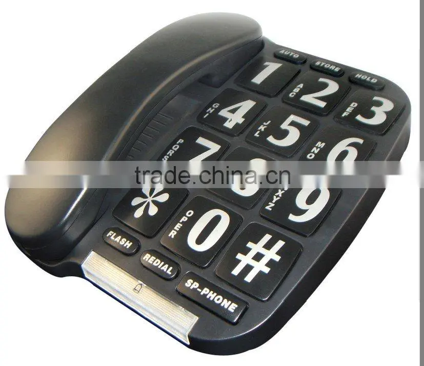 Handsfree big button telephone for old people