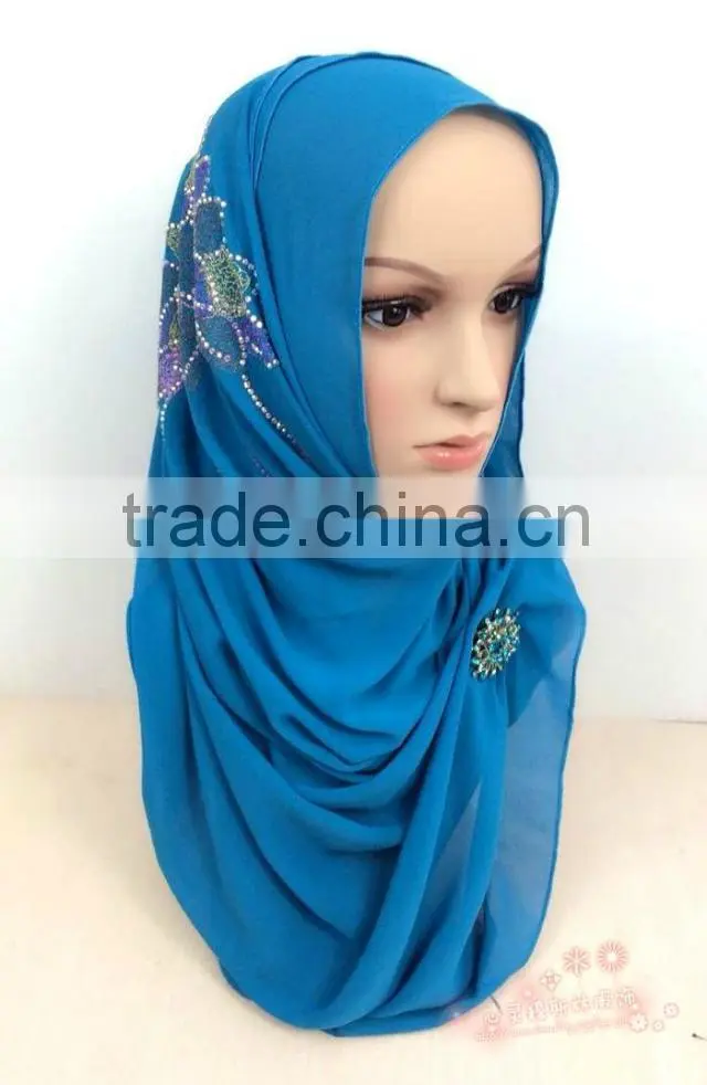 S120 Fashion Big size scarf saudi arabia super square muslim scarf