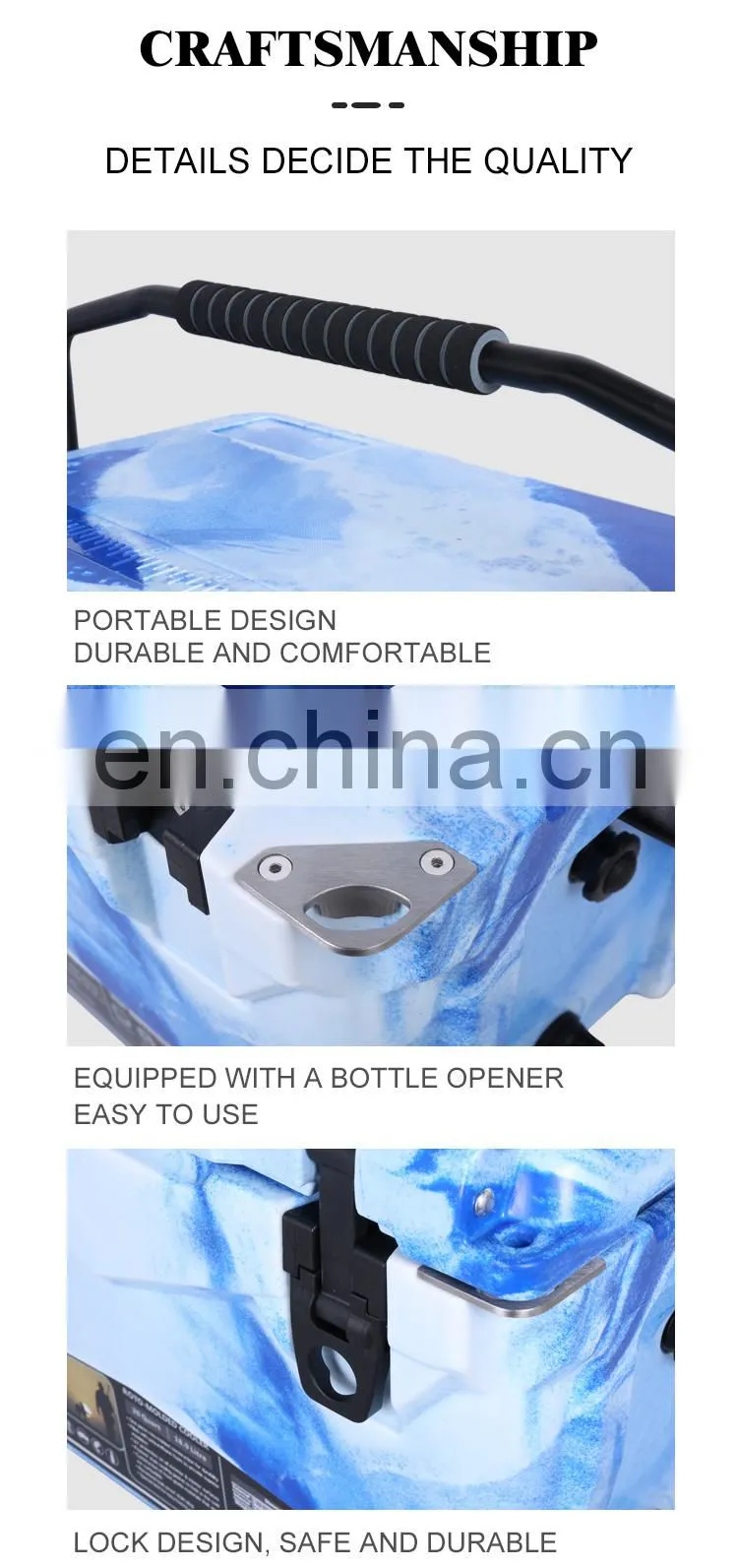 GINT 20QT Durable Clean Hard Thermal Camping Fishing Outdoor Cooler Box