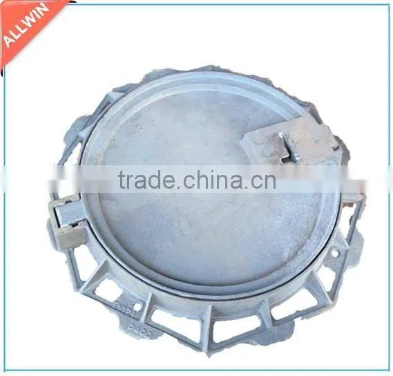Round Cast Iron Recessed Manhole Cover and frame