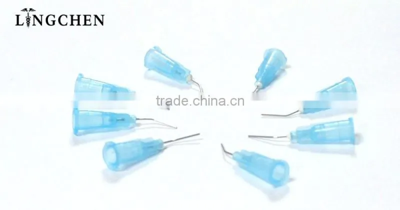 Guangzhou Lingchen dental disposable prebent irrigation needle