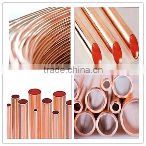 Astm B75 Pure straight Coil Copper pipe