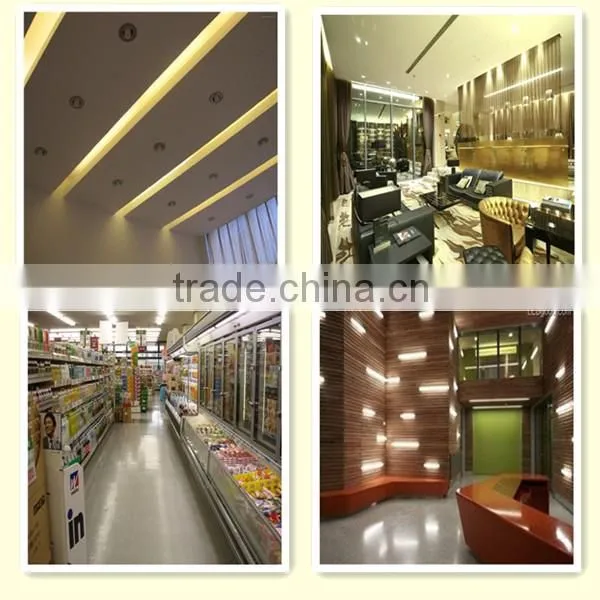 ultra slim gapless connectable 25w 1200mm 4000k led hanging light, supermarket light, led light pendant