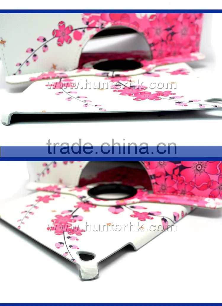 Pink Blossom Rotating Tablet Case For iPad Air 2