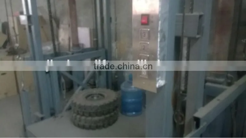hydraulic guiderail cargo/goods/car lift platform