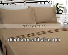 Eco-Friendly 100% bamboo bedding fabric solid dyed 280cm