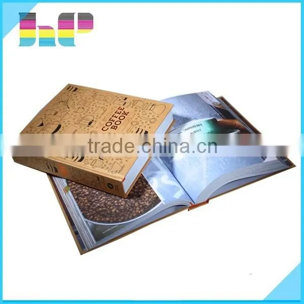 China Printer cheap high quality coffee hardcover Book Printing
