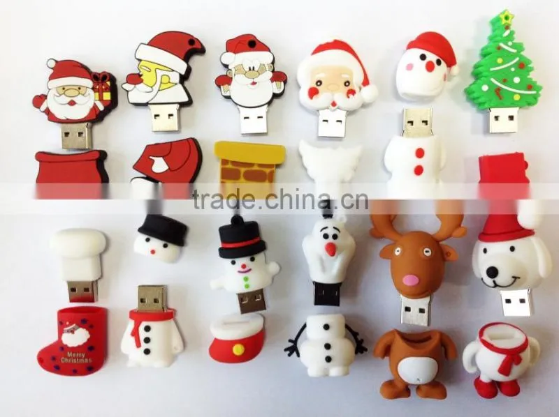 Cute usb flash memory stick 1gb for christmas gifts