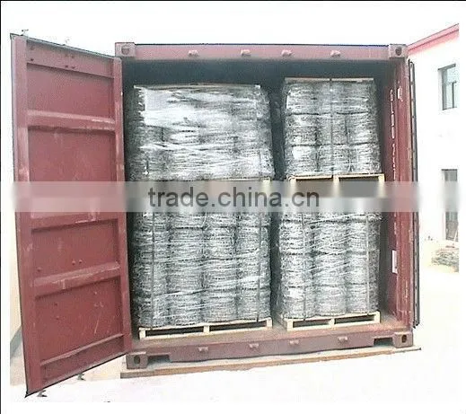 High quality galvanized 14 gauge barbed wire in store(supplier)
