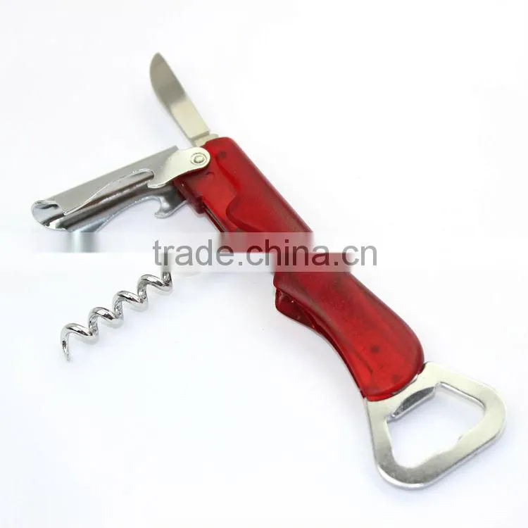 Green color corkscrew wine opener