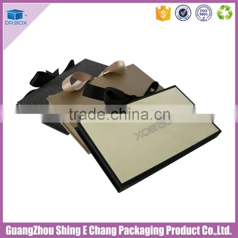 Elegant custom cardboard gift card box made in china