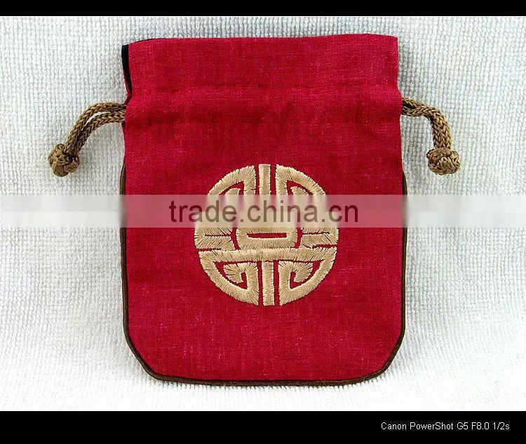 Small cotton drawstring bags for jewelry packing