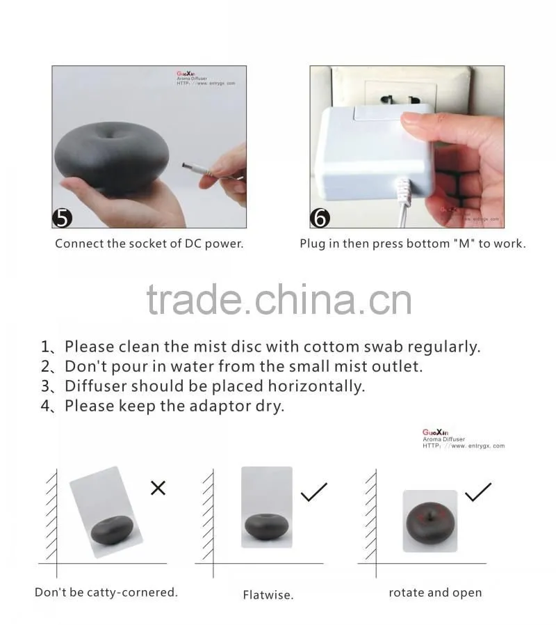 2014 new mini ultrasonic air freshener, fragrance aroma diffuser