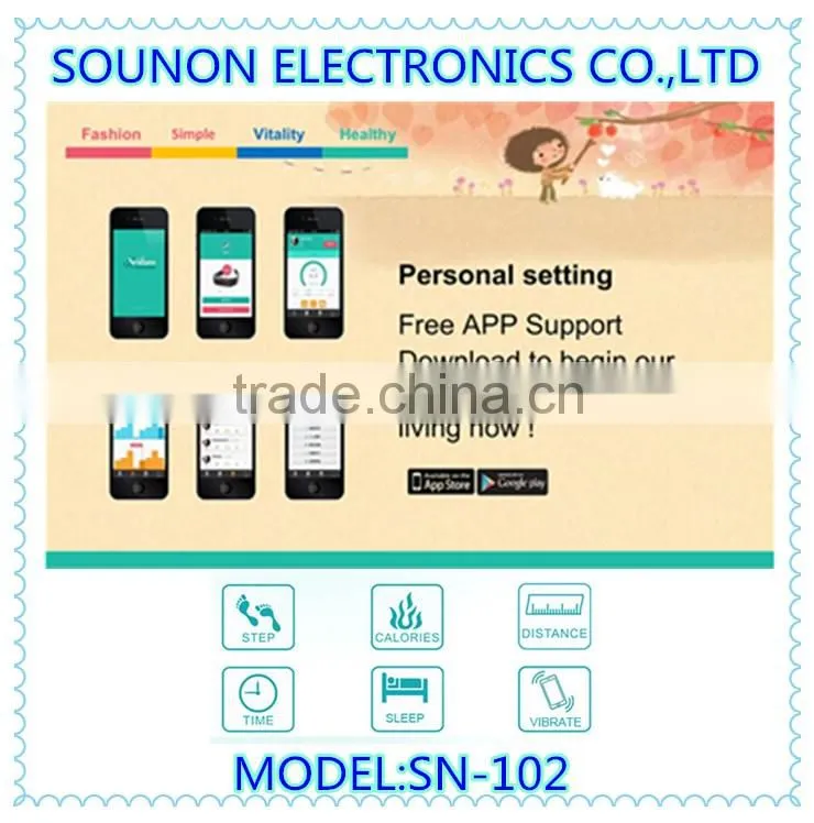 2016 Hot Sale Wristband Watch Bluetooth Wristband Pedometer Mini Digital Watches