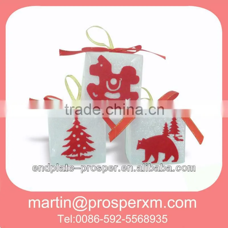 2013 nonwoven led christmas ornament