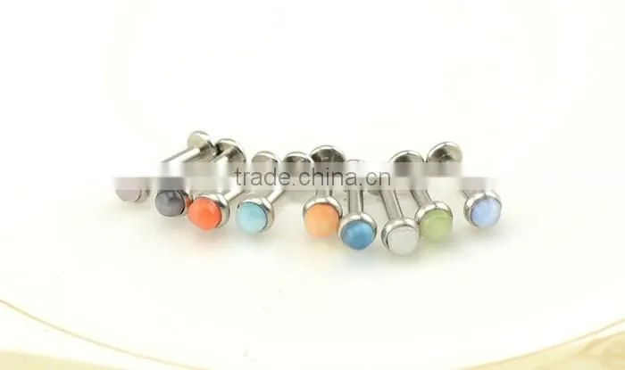 2016 Stainless Steel 16g Lip Rings Piercing Labret Jewelry Piercing Labret Studs