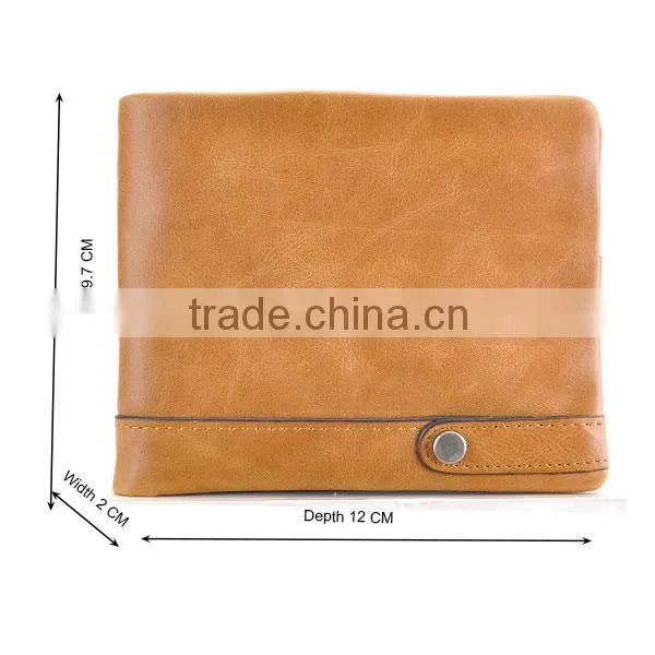 Retro Style men's wallet&genuine leather wallet