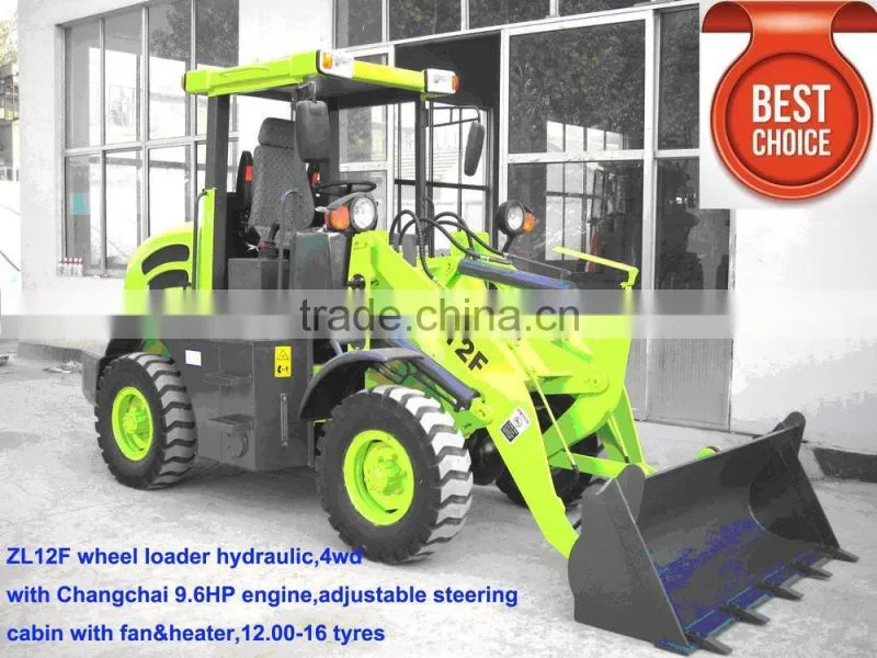 Hydraulic 3ton loader,4wd with CE,125HP Pilot control and deutz engine,cabin,adjustable steering,3-way pilot control