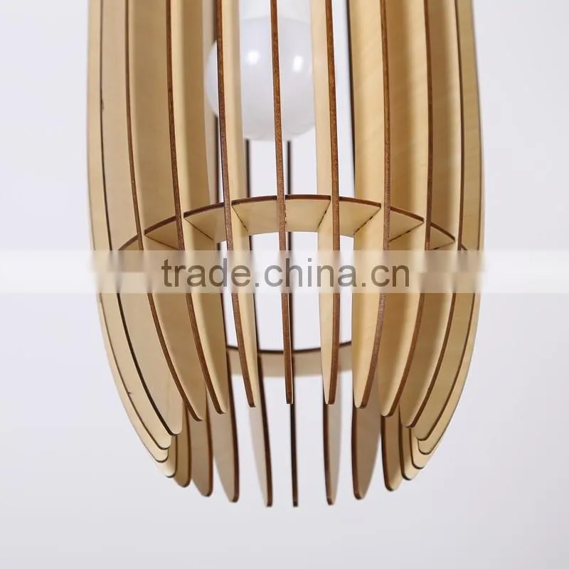 2016 New products China light supplier alibaba wholesale cute fancy wood pendant light JK-8005B-18 LED pendant Light